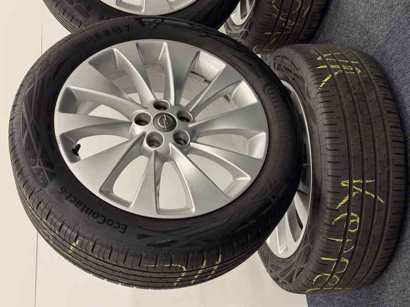 215/55 R18 LETNÍ originální sada Opel Mokka - foto 4