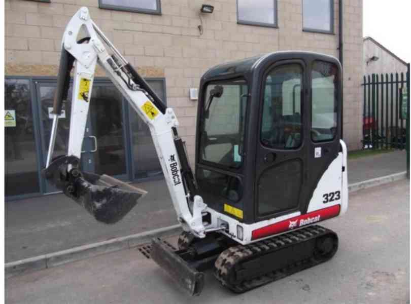 Mini rýpadla Bobcat 323 Mini Excavator-2009 - foto 12