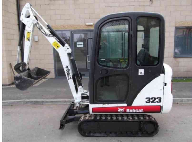 Mini rýpadla Bobcat 323 Mini Excavator-2009 - foto 11