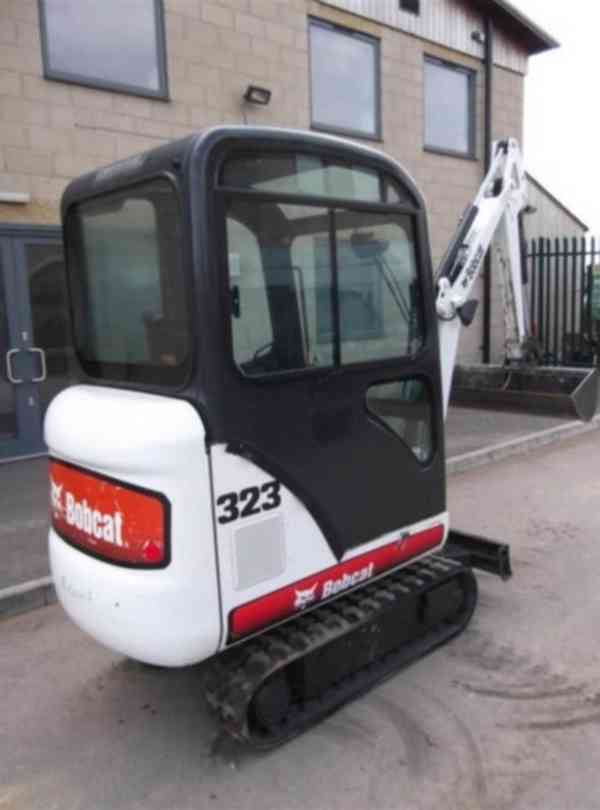 Mini rýpadla Bobcat 323 Mini Excavator-2009 - foto 16