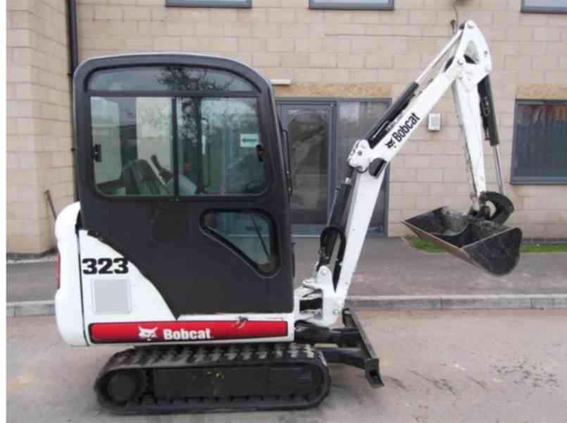 Mini rýpadla Bobcat 323 Mini Excavator-2009 - foto 13