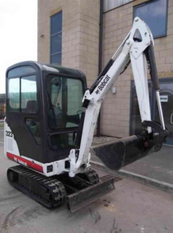Mini rýpadla Bobcat 323 Mini Excavator-2009 - foto 14