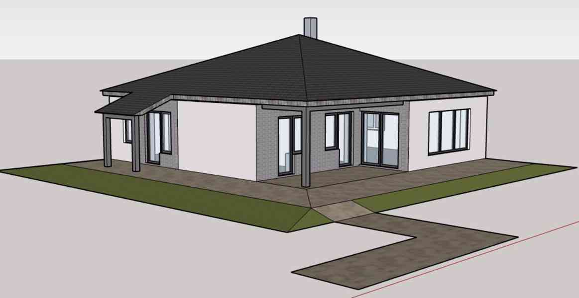 Stavební pozemek 1 494 m²- stavební povolení - foto 4