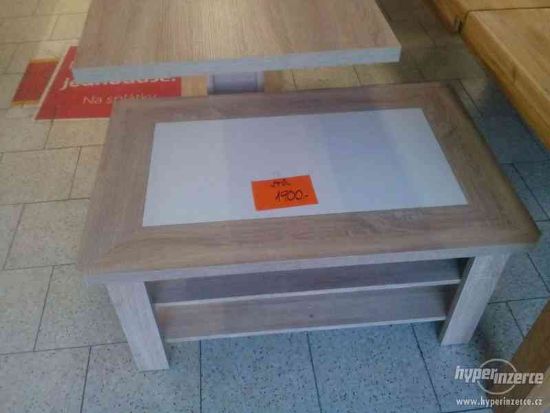 Nový konferenční stolek dub - foto 1