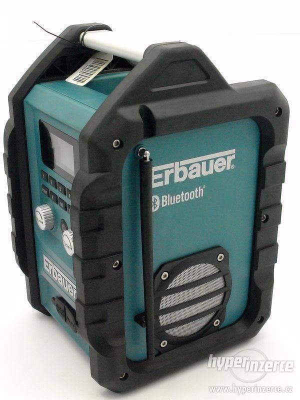4x ERBAUER – RÁDIO NA STAVBU ERB694RD AKU BLUETOOTH - foto 3