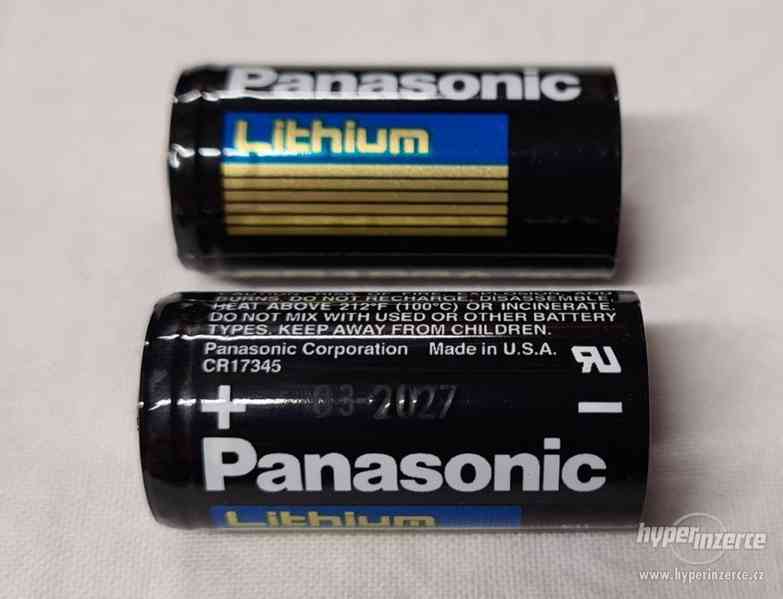 baterie Panasonic Lithium CR123A 3V, exp.2027 - foto 2