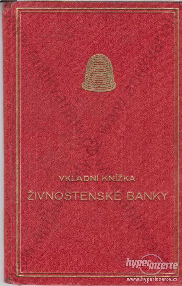 Vkladní knížka Živnostenské banky 1946 - foto 1