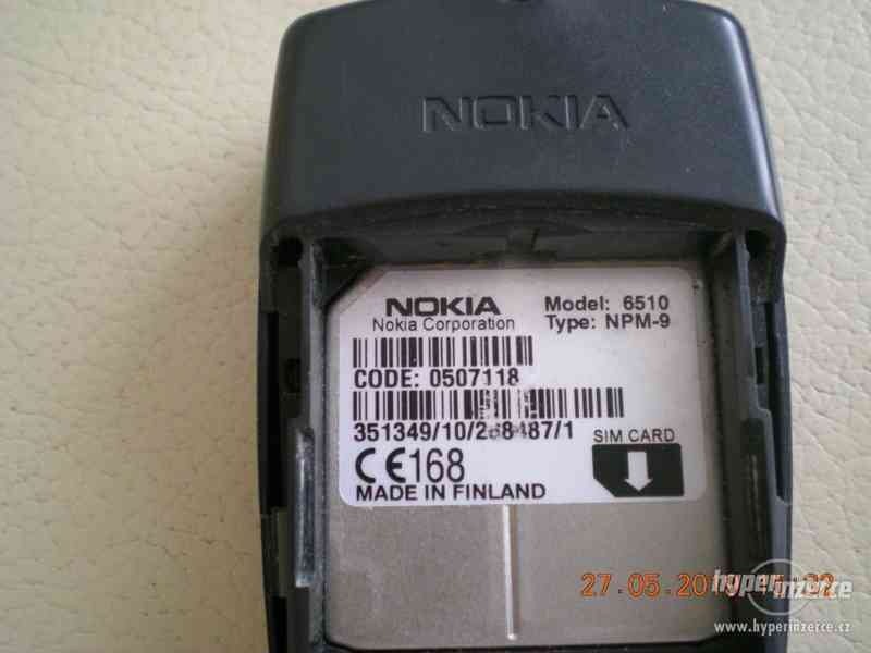 Nokia 6510 - plně funkční mobilní telefon z r.2002 - foto 17