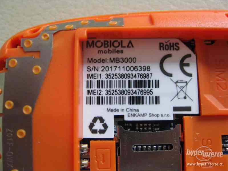 MOBIOLA MB3000 - plně funkční telefon na dvě SIM karty - foto 11