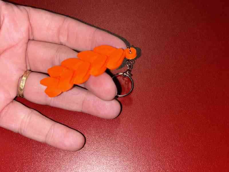 Klíčenka – flexibilní lístek (antistresová) (malý) - foto 2