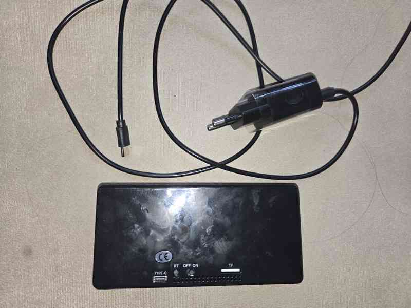 Digitální hodiny se krytou Full HD IP kamerou - B19 - foto 3