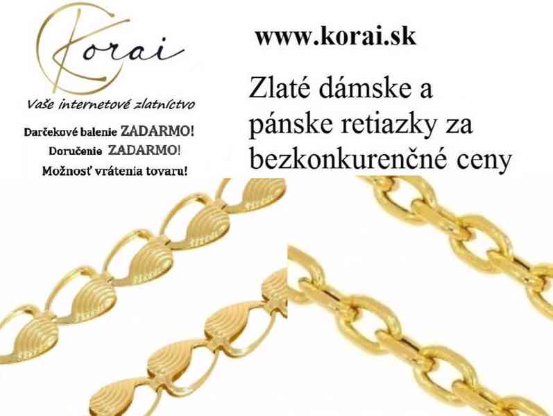 Retiazky zo žltého zlata Korai
