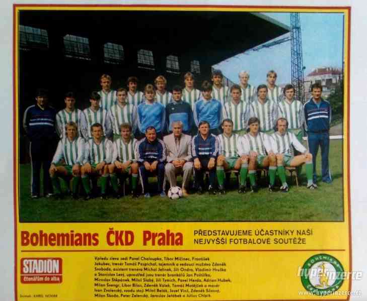 Bohemians Praha ČKD - fotbal - čtenářům do alba 1986 - foto 1