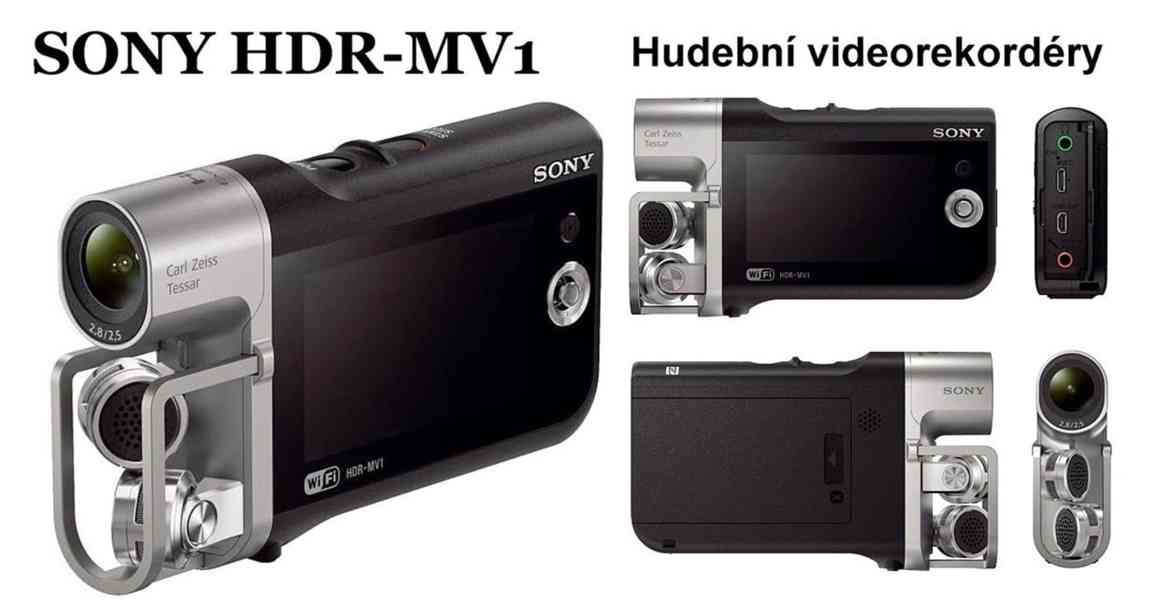 SONY HDR-MV1 hudební 8,4Mpx EXRCMOS*Full HDV*Wi-Fi