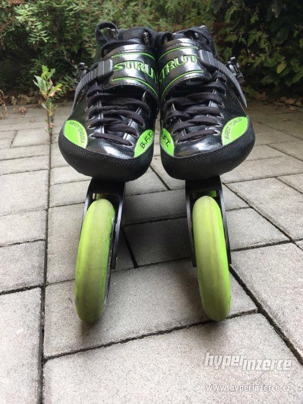 Speed in-line brusle Luigino Strut komplet 110 Green - foto 6