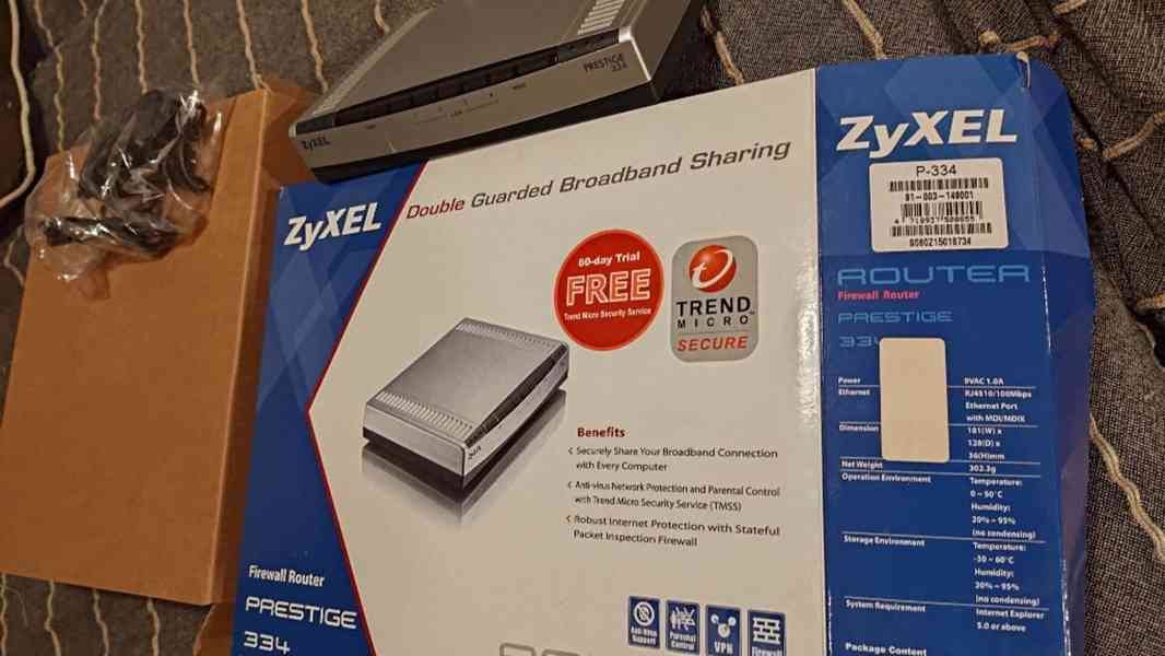 Router nový ZyXEL P-334 - foto 2