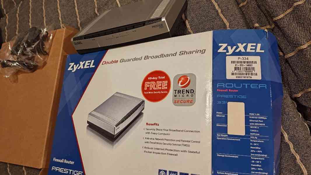 Router nový ZyXEL P-334 - foto 7
