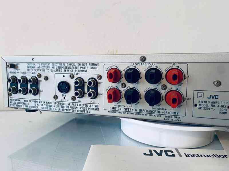 Zesilovač/amplifier JVC A-10X, rok 1982, Tuzex. - foto 5
