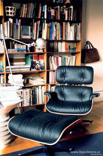 Kožené křeslo Eames Lounge Chair - super cena! - foto 6