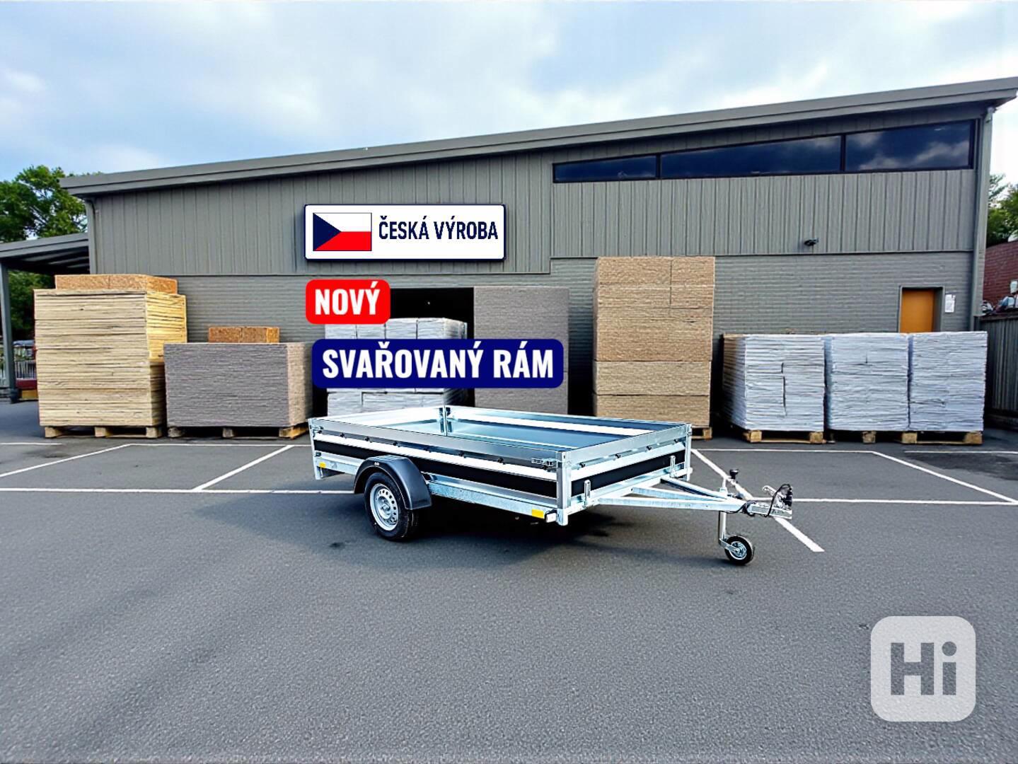 Přívěsný vozík 3,0m x 1,5, řidičák B, DPH - foto 1