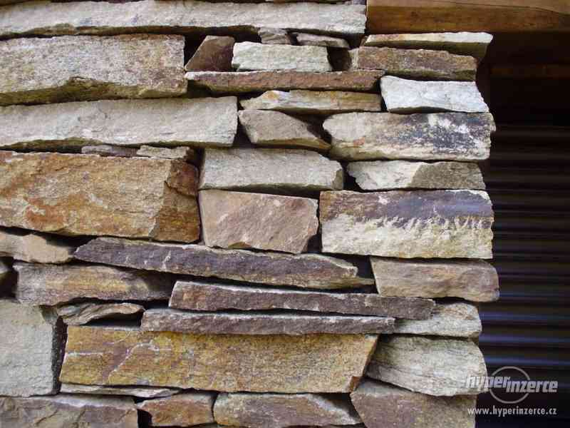 Stavební kámen, přírodní kámen, přizdívky, fasáda - foto 1
