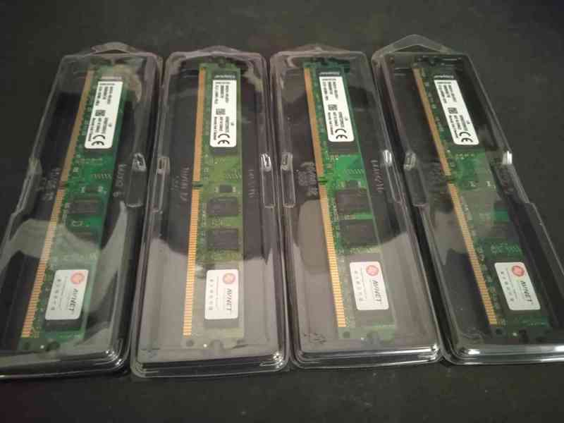 Kingston 2GB RAM DDR2, 667 MHz - zabalené, nepoužívané 4 ks - foto 2