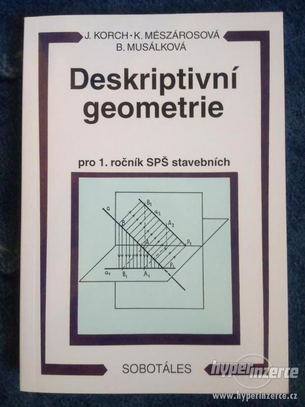Deskriptivní geometrie pro 1. ročník SPŠ stavebních - foto 1
