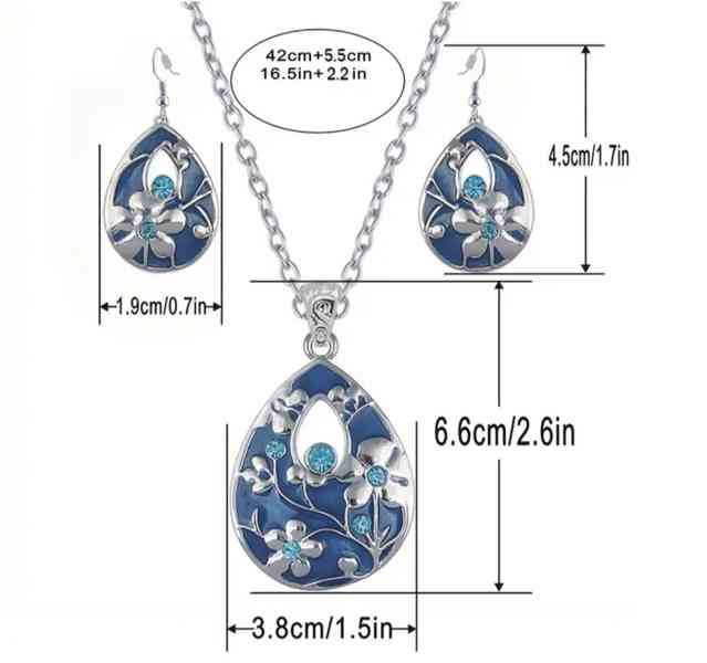 Luxusní sada šperků s květinovým vzorem - 2 varianty  - foto 5