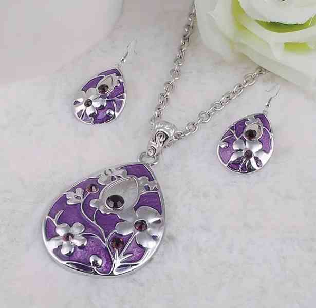 Luxusní sada šperků s květinovým vzorem - 2 varianty  - foto 4