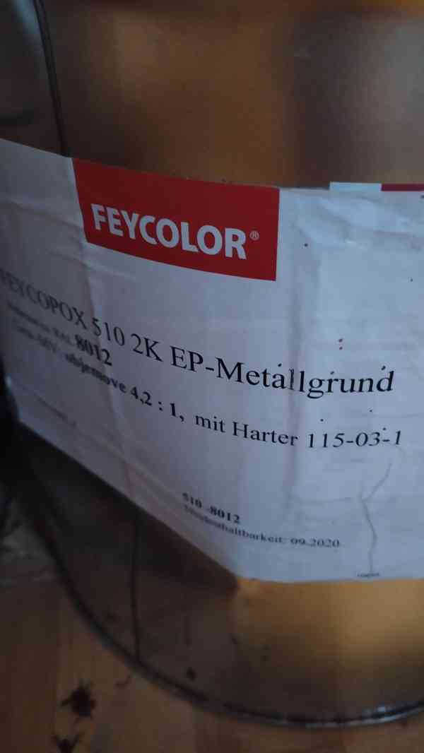 BARVA POLYURETAN.ČERV.HNĚDÁ, FEYCOLOR/25 KG  - foto 2