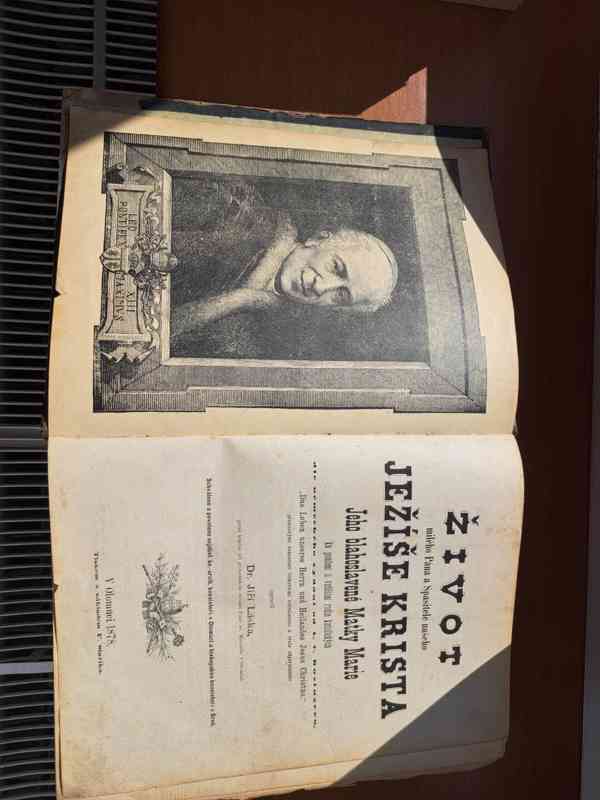 Starožitná kniha z roku 1878: Život Ježíše Krista - foto 4