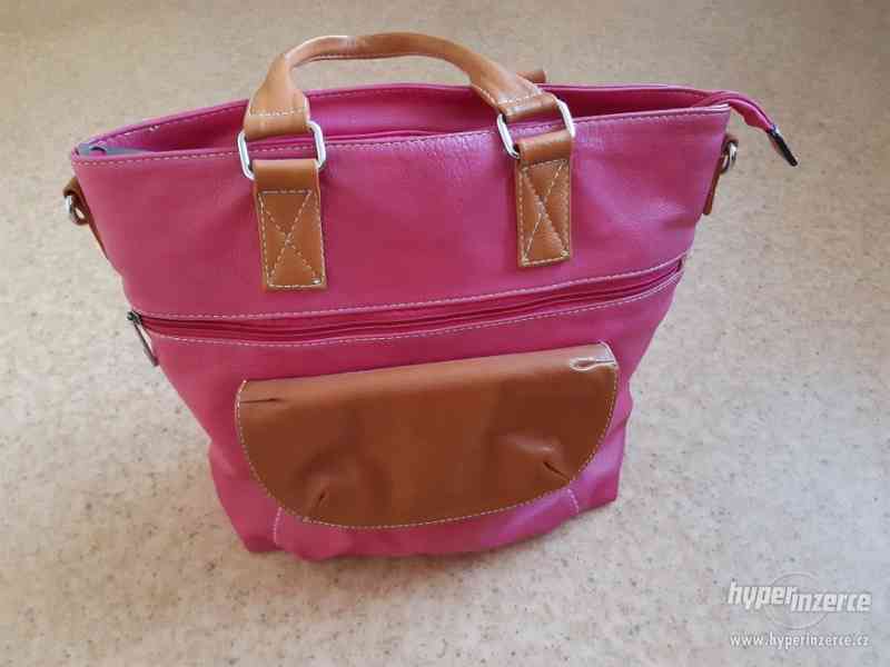 Růžová kabelka - foto 1