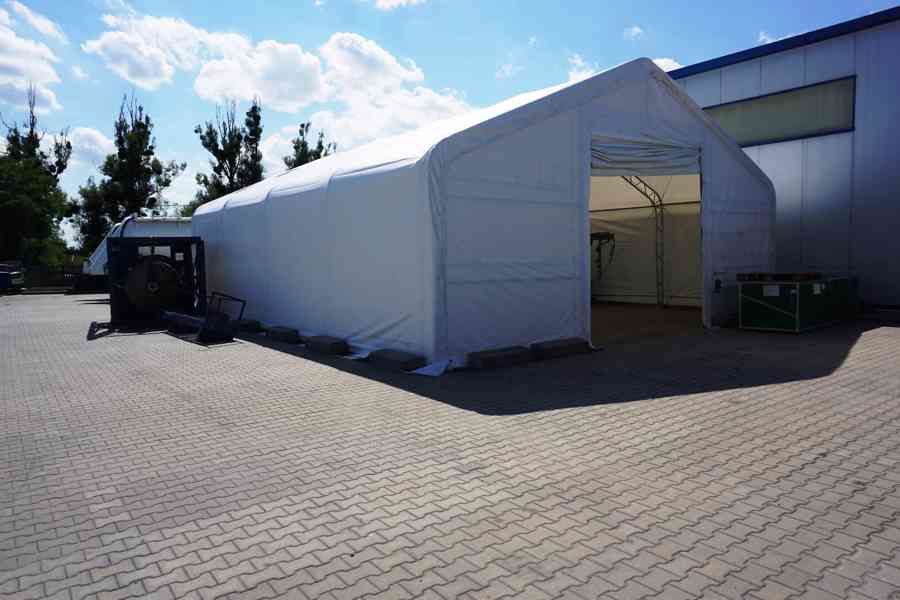 Skladovací hala 10x10 m. Skladovací stan - foto 5