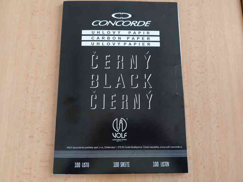 Uhlový kopírovací papír A4 (100 kusů) - foto 3