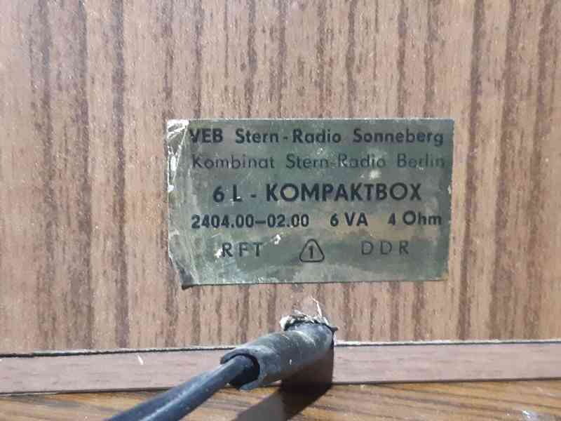 Reproduktory VEB Stern 6L Kompakt Box - foto 2