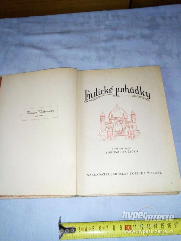 Indické pohádky - Bohumil Tožička, 1945, 137 stran - foto 2