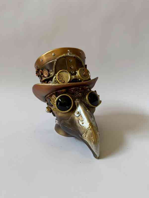 Morová maska doktora zobák - gothic styl steampunk - foto 1