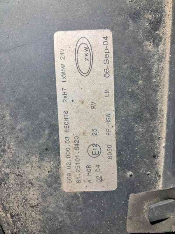MAN TGA ROK /2000--PREDNI LAMPY H7 POUZITE STAV OK  - foto 4