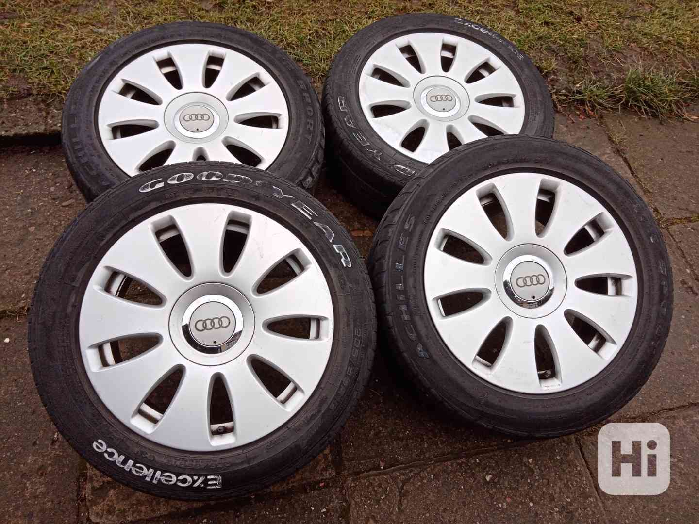 Obutá Alu kola 16ky 5x112 AUDI VW ŠKODA SEAT - dobírka možná - foto 1