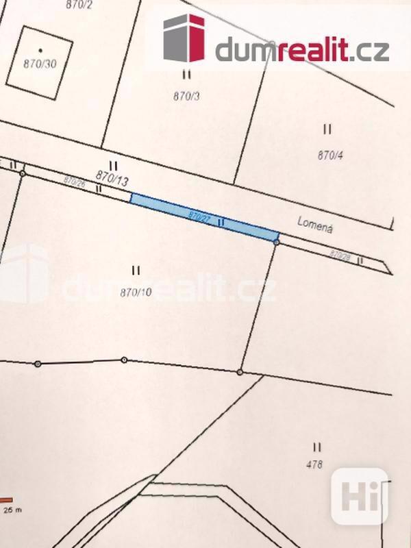 Prodej pozemku určeného k výstavbě RD včetně podílu na příjezdové cestě, ul. Višňová, Děčín - Chmelnice - foto 12