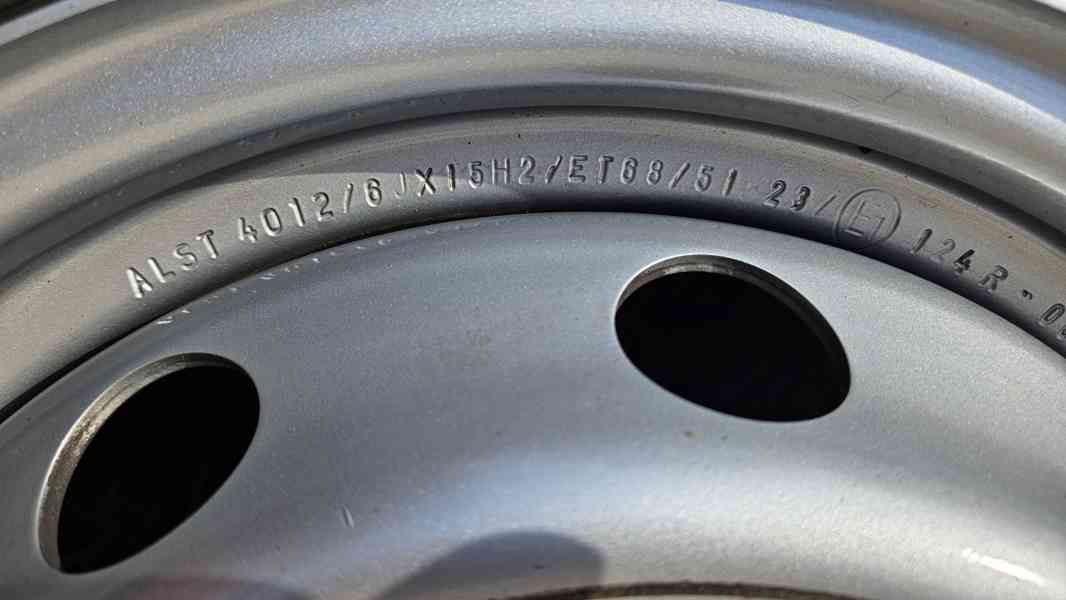 Fiat Ducato pneumatiky 205/70 R15C disky 6Jx15 5x118 ET68 - foto 5