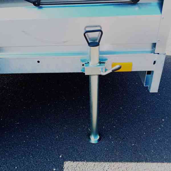 Nový brzděný vozík 1300Kg, 2,65mx1,30,+bočnice +plachta, DPH - foto 20