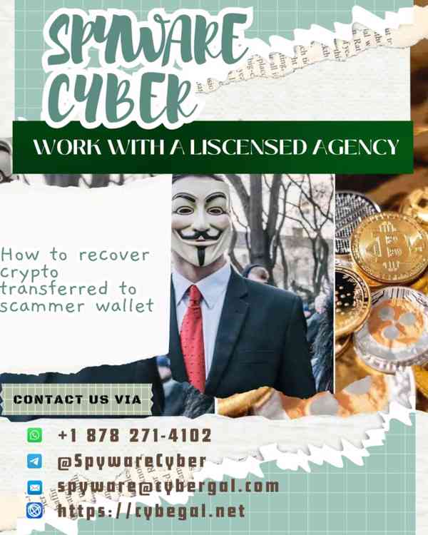SPYWARE CYBER-LEGIT CRYPTO RECOVERY AGENCY