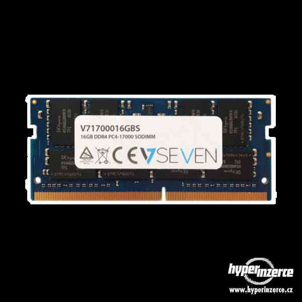 16GB RAM SODIMM DDR4 2133 MHz V7-MEMORY paměť pro notebook - foto 1