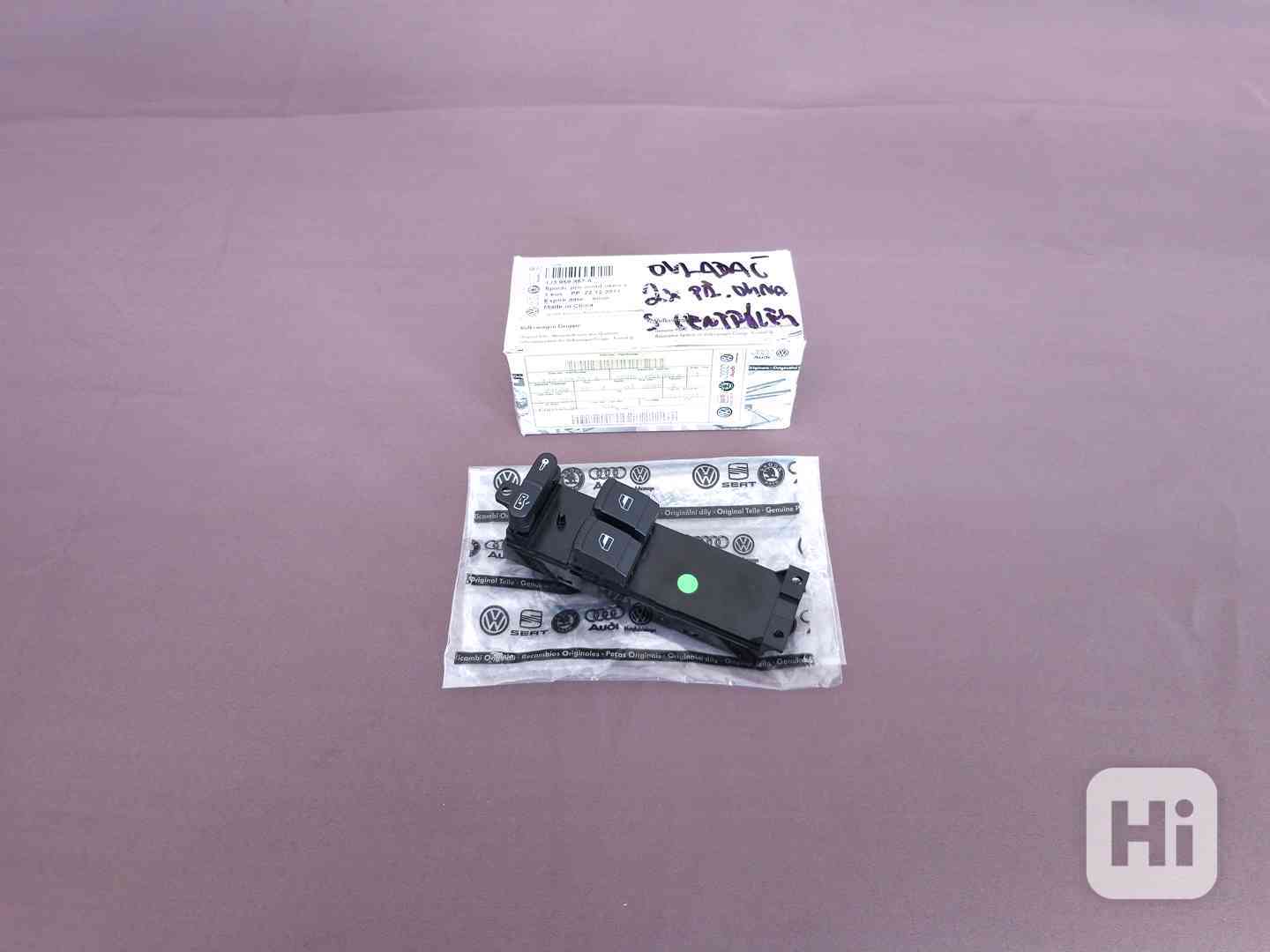 Nový ORIGIN. Škoda OCTAVIA I spínač ovládání oken 1J3959857A - foto 1