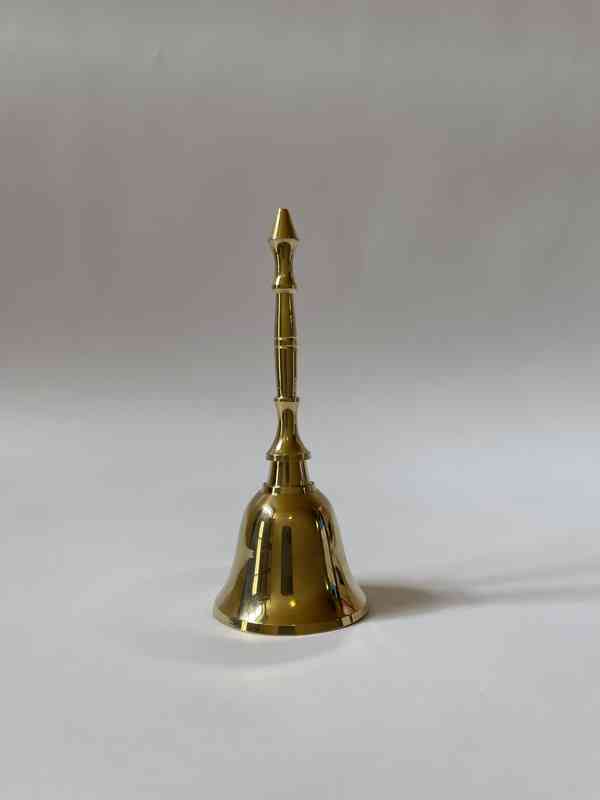 Mosazný vánoční dekorativní zvoneček - foto 1