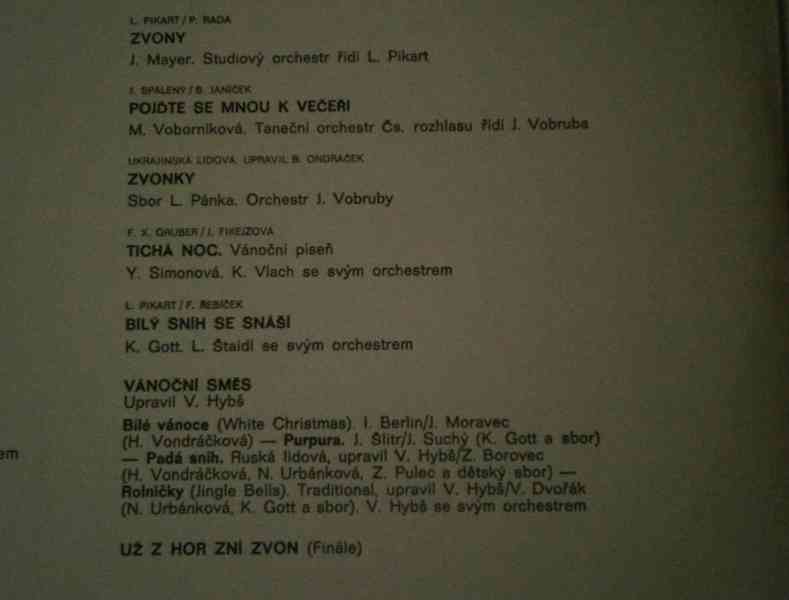 Various – Už z hor zní zvon  (LP) - foto 4