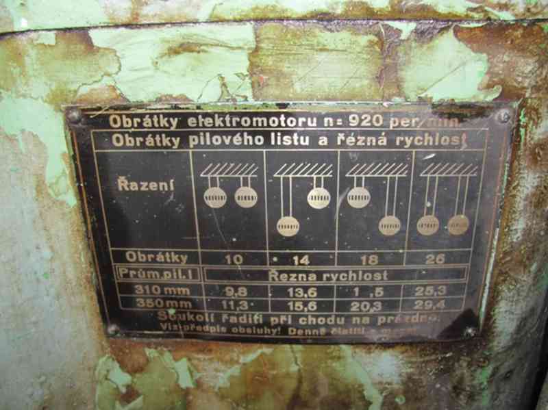 Použitá kotoučová pila PKA 35, r. v. 1979 - foto 7