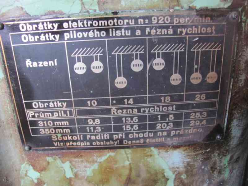 Použitá kotoučová pila PKA 35, r. v. 1979 - foto 8