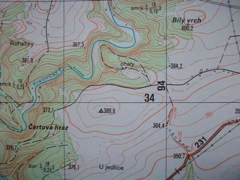 Vojenská profesionální tajná mapa Kožlany 1:25 - foto 7